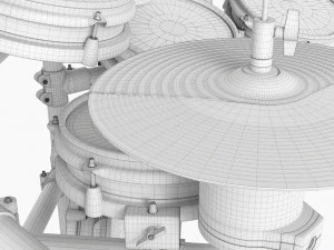 Set di batteria elettronica Millenium Mps-850 Modello 3D