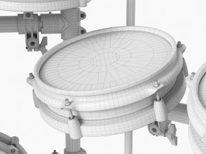 Millenium Mps-850 E-Drum Set 3D Model