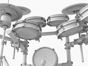 Set di batteria elettronica Millenium Mps-850 Modello 3D