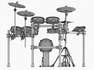 Millenium Mps-850 E-Drum Set 3D Model
