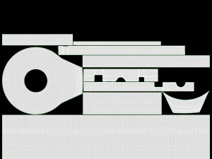 Set di batteria elettronica Millenium Mps-850 Modello 3D