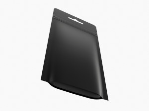 Mylar Pouch Plastic Bag Mockup 01 Modello 3D