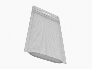 Mylar Pouch Plastic Bag Mockup 01 Modello 3D