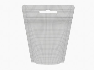 Mylar Pouch Plastic Bag Mockup 01 Modello 3D