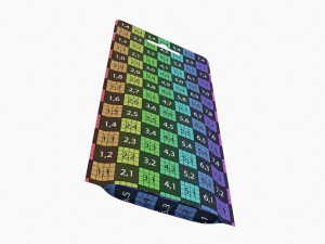 Mylar Pouch Plastic Bag Mockup 01 3D Model