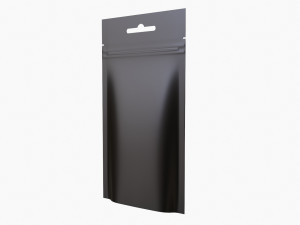 Mylar Pouch Plastic Bag Mockup 02 Model 3D