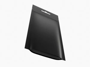 Mockup di sacchetto di plastica con custodia in Mylar 02 Modello 3D