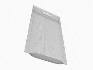 Mockup di sacchetto di plastica con custodia in Mylar 02 Modello 3D