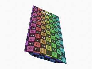 Mockup di sacchetto di plastica con custodia in Mylar 02 Modello 3D