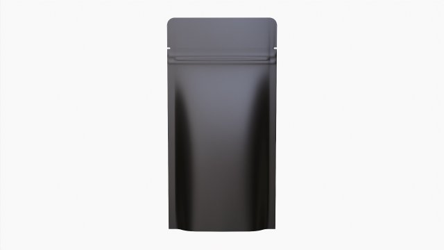 Mylar Pouch Plastic Bag Mockup 03 Modelo 3D .c4d .max .obj .3ds .fbx .stl .blend 
