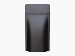 Mylar Pouch Plastic Bag Mockup 03 3D मॉडल