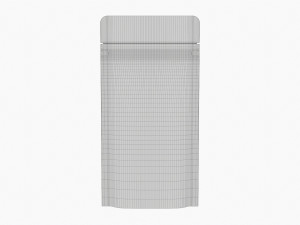 Mylar Pouch Plastic Bag Mockup 03 Modelo 3D