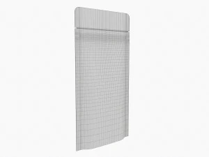 Mylar Pouch Plastic Bag Mockup 03 3D Model