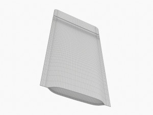 Mylar Pouch Plastic Bag Mockup 03 Modelo 3D