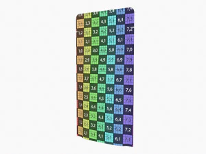 Mylar Pouch Plastic Bag Mockup 03 3D Model