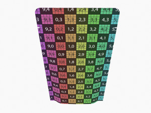 Mylar Pouch Plastic Bag Mockup 03 Modelo 3D