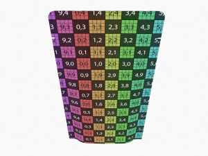 Mylar Pouch Plastic Bag Mockup 03 3D Model