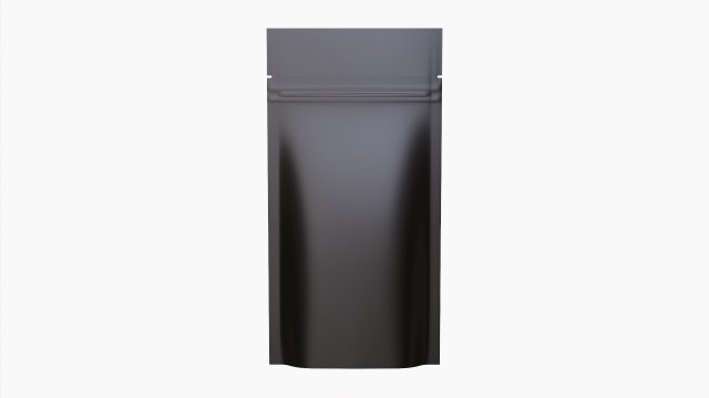 Mylar Pouch Plastic Bag Mockup 04 Modelo 3D .c4d .max .obj .3ds .fbx .stl .blend 