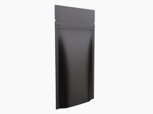 Mylar Pouch Plastic Bag Mockup 04 Modelo 3D