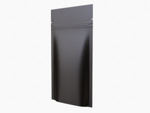 Mylar Pouch Plastic Bag Mockup 04 Modelo 3D