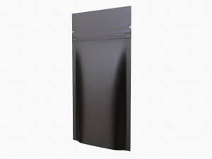 Mylar Pouch Plastic Bag Mockup 04 3D Model