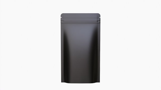 Mylar Pouch Plastic Bag Mockup 05 Modelo 3D .c4d .max .obj .3ds .fbx .stl .blend 