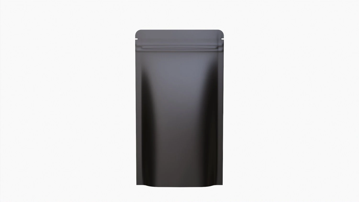 Mylar Pouch Plastic Bag Mockup 05 3D Model .c4d .max .obj .3ds .fbx .stl .blend 