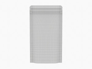 Mylar Pouch Plastic Bag Mockup 05 Modelo 3D