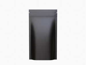 Mylar Pouch Plastic Bag Mockup 06 Modelo 3D