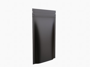 Mylar Pouch Plastic Bag Mockup 06 Model 3D