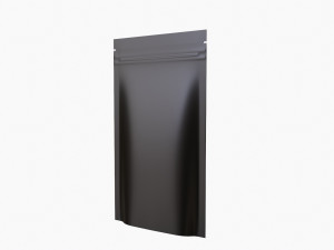 Mylar Pouch Plastic Bag Mockup 06 Model 3D