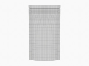 Mylar Pouch Plastic Bag Mockup 06 Model 3D