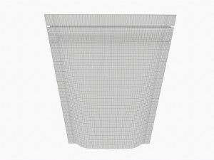 Mylar Pouch Plastic Bag Mockup 06 Model 3D