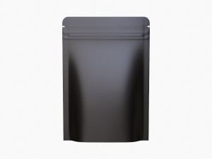Mylar Pouch Plastic Bag Mockup 07 Modelo 3D