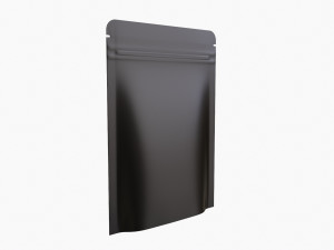 Mylar Pouch Plastic Bag Mockup 07 3D Model