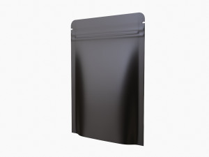 Mylar Pouch Plastic Bag Mockup 07 3D Model