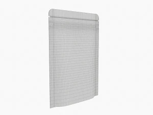 Mylar Pouch Plastic Bag Mockup 07 3D Model