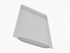 Mylar Pouch Plastic Bag Mockup 07 3D Model