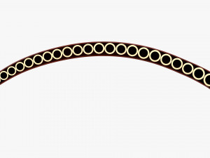 Pan Flute 25-Pipe 3D Model