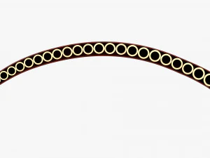 Flauta de pan de 25 tubos Modelo 3D