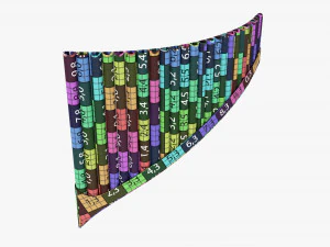 Flauta de pan de 25 tubos Modelo 3D