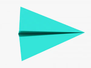 Aeroplano di carta 01 Modello 3D