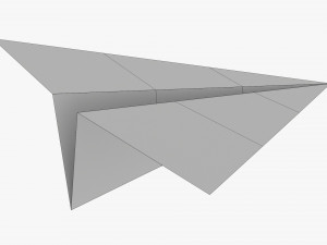 Paper Airplane 01 Modèle 3D