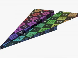 Aeroplano di carta 01 Modello 3D