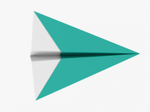 Paper Airplane 02 3D Модель