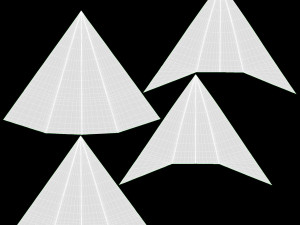 Paper Airplane 02 3D Модель