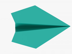 Paper Airplane 03 3D Model