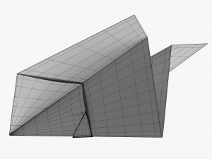 Paper Airplane 03 3D Model