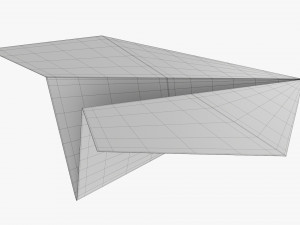 Paper Airplane 03 3D Model