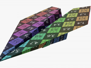 Paper Airplane 03 3D Model